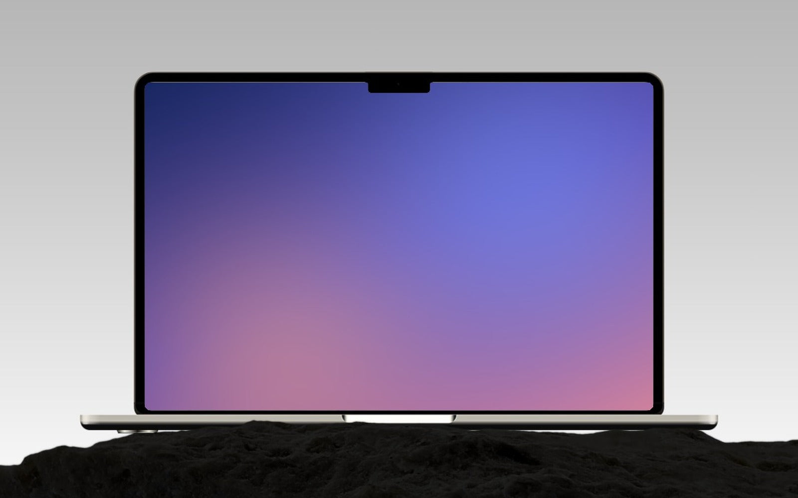 Before — default wallpaper